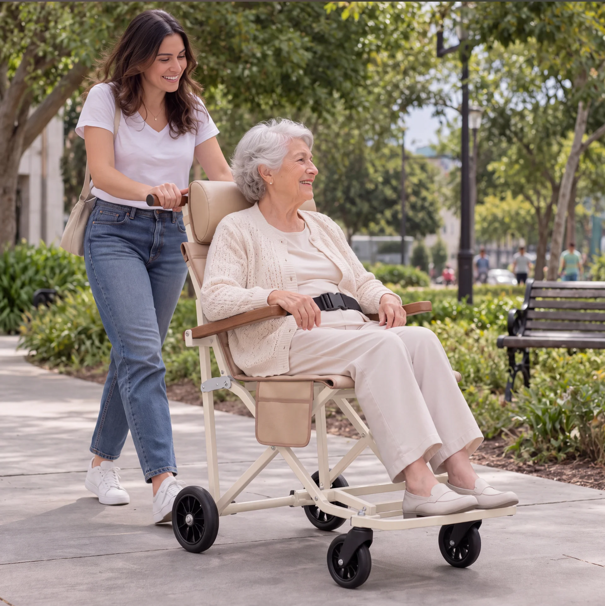 Foldable mobility chair – HollyLume™