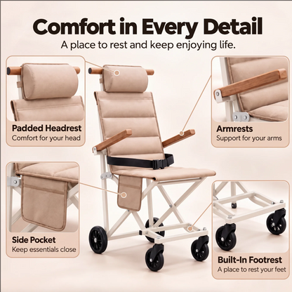 Foldable mobility chair