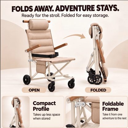 Foldable mobility chair